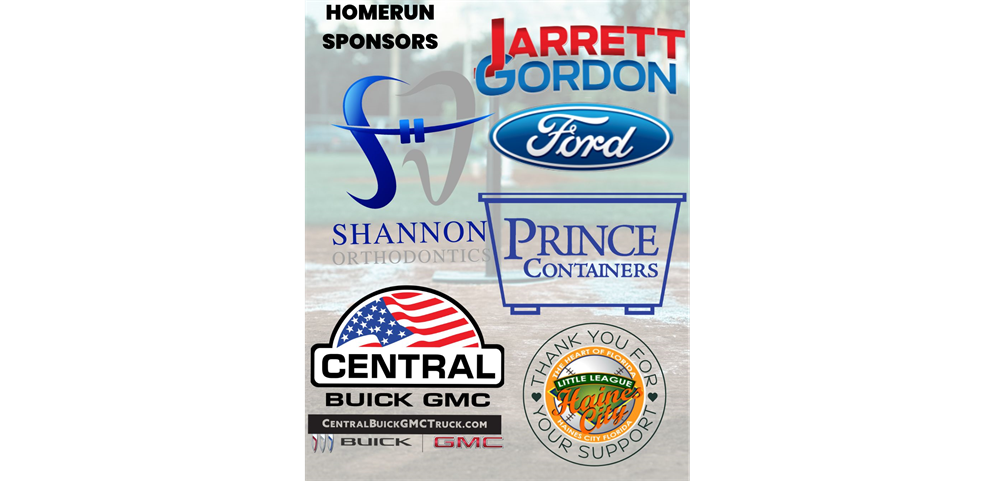 Homerun Sponsors