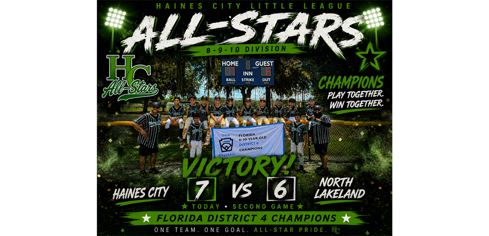 CONGRATS 8-10 ALL STARS